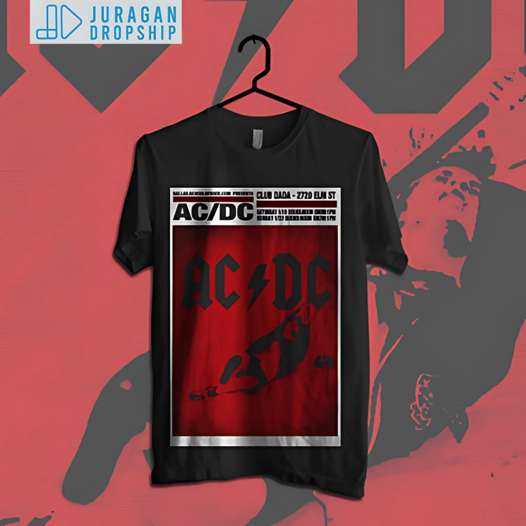 Kaos Pria Wanita Juragan Dropship ACDC