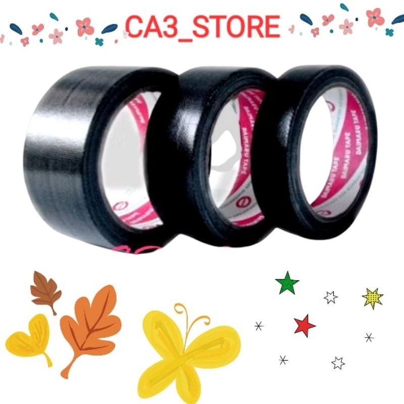 LAKBAN hitam/ LAKBAN KAIN hitam Daimaru