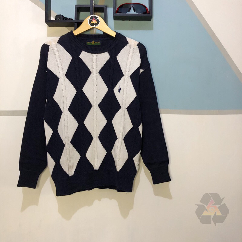 Vintage The Fox Polo Club Sweater Knitwear