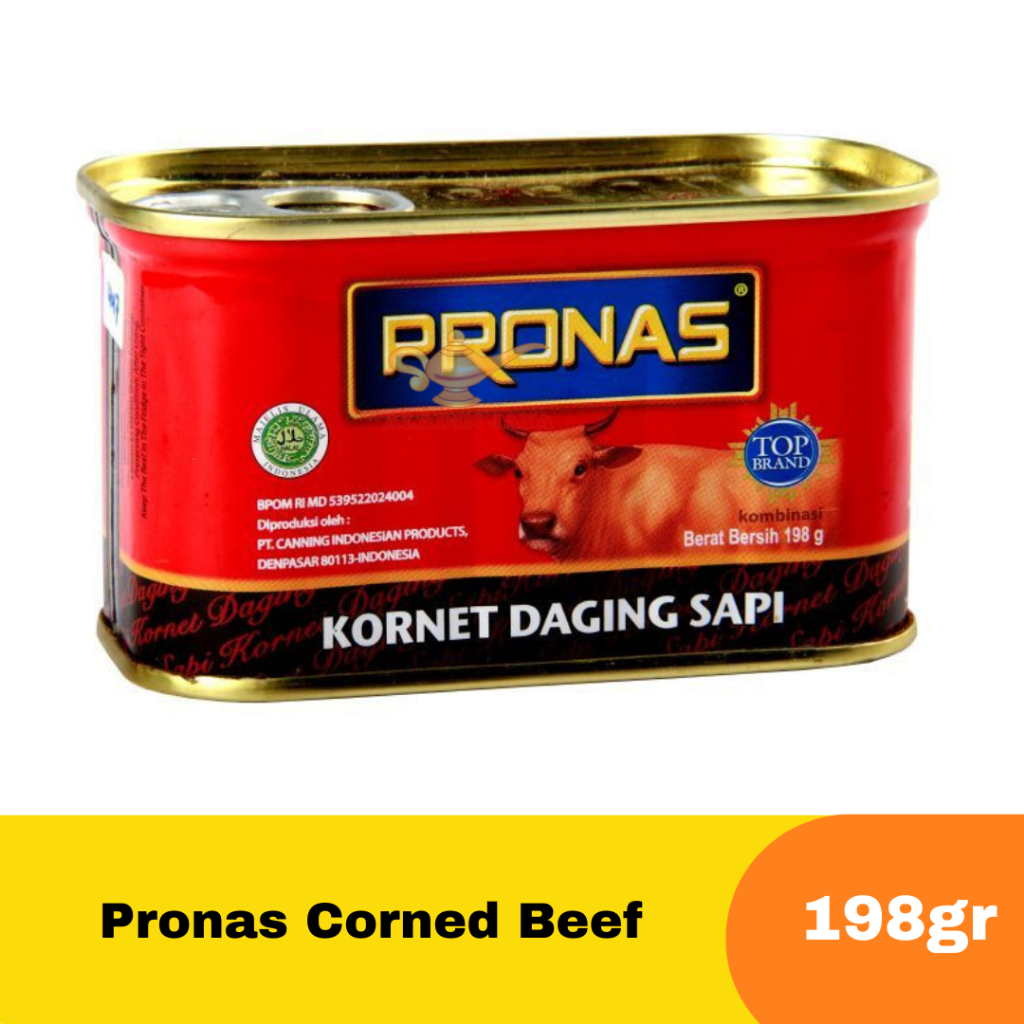 

Pronas Corned Beef Can 198gr | Pronas Corned Mushroom Can 198gr