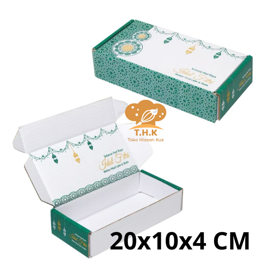 

(1pcs) Box Kotak Hampers Parcel Toples Jar Tabung Lebaran Idul Fitri - 20X10X4 cm
