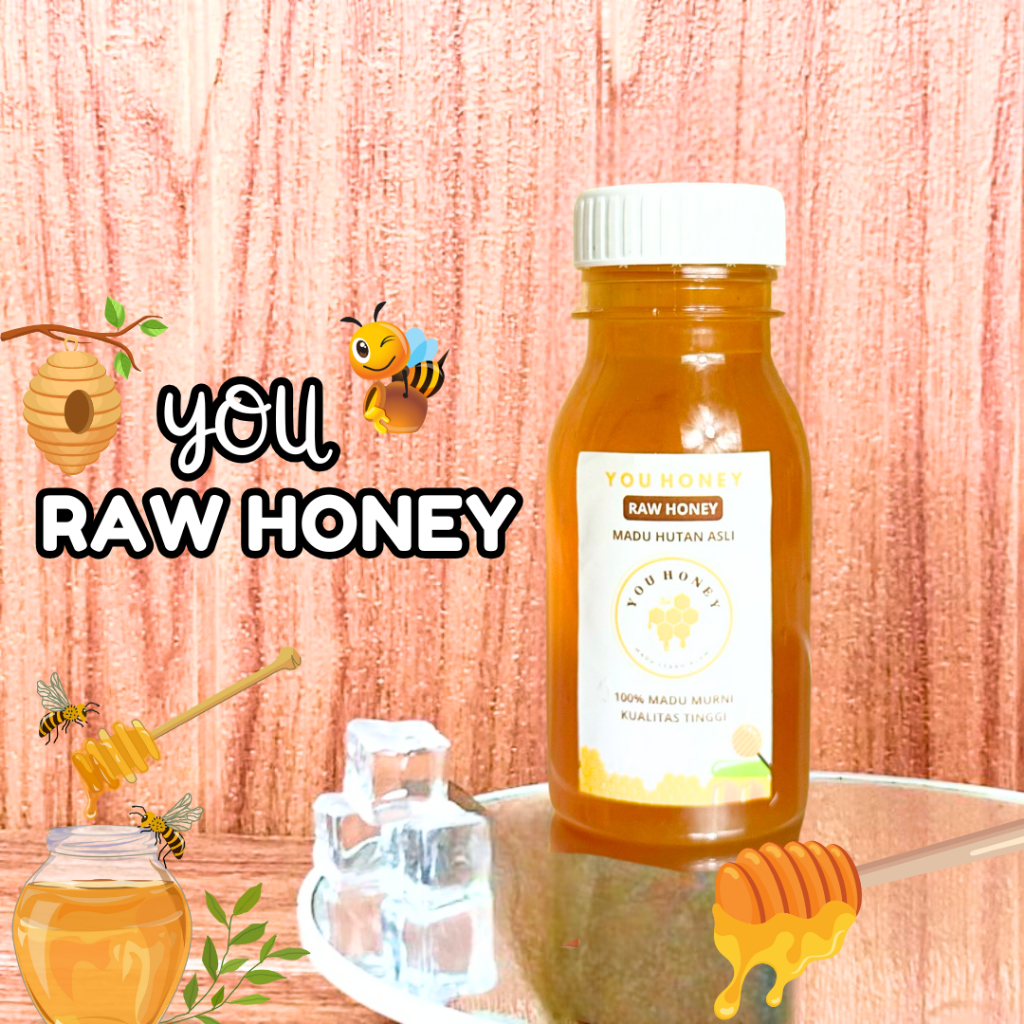 

YOU Madu Hutan Murni Raw Honey Alami untuk Kesehatan dan Energi Tubuh