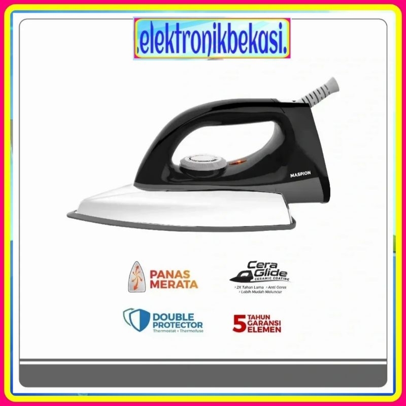 SETRIKA MASPION HA 380 / MASPION SETRIKA LISTRIK HA 380 / MASPION IRON HA 380
