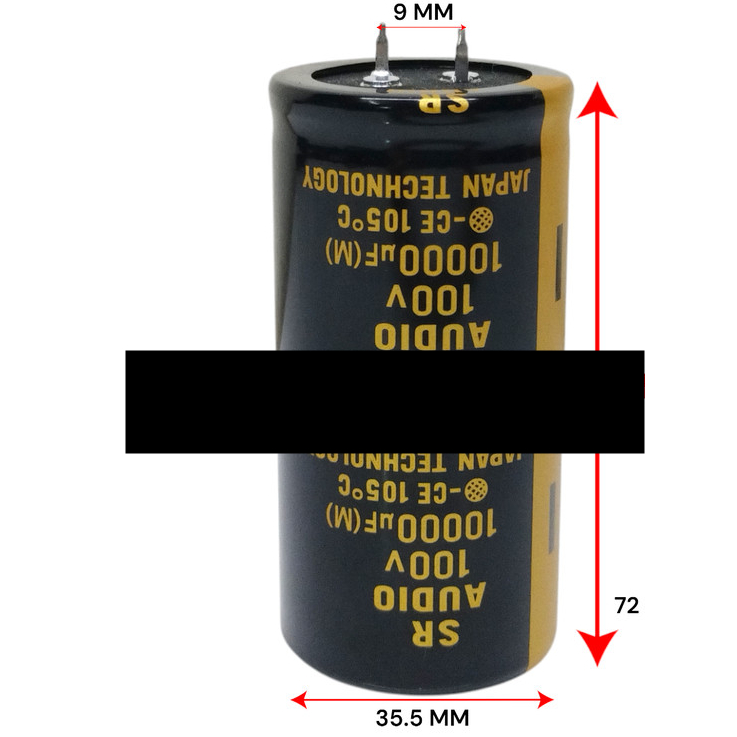 CAPASITOR ELCO SR AUDIO 10000 UF 100 V ELKO 10000UF 100V MIKRO