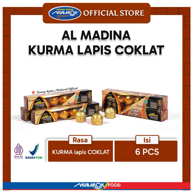 

Kurma Lapis Coklat Al Madina, Dos 6 s'