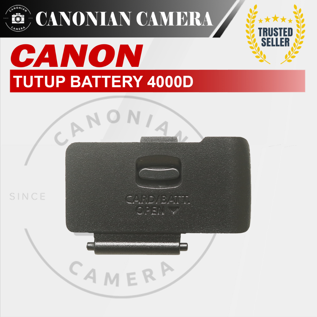 Tutup Penutup Battery Baterai Door Cover Kamera Canon 4000D Kualitas Super
