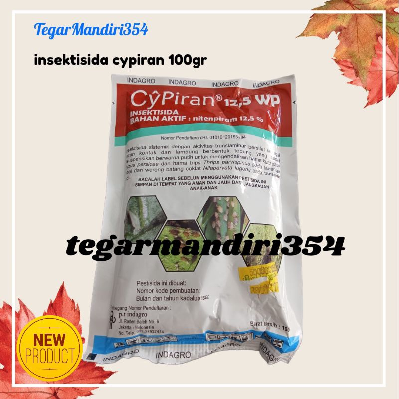 insektisida racun wereng dan kutu CYPIRAN  12,5WP 100GRAM / insektisida cipiran 100gram / Cipiran / 