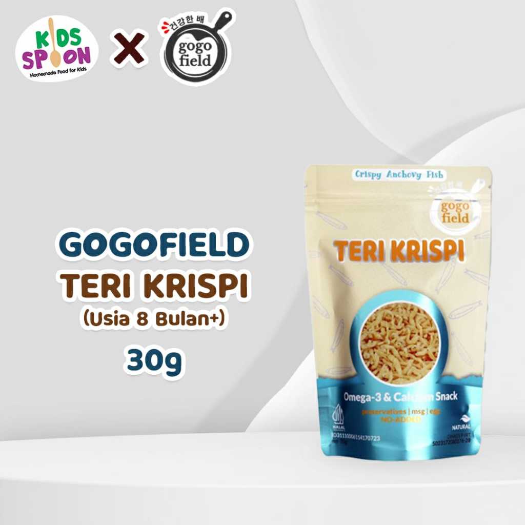 

Gogofield Teri Krispi 30gr Untuk Anak Usia 8 Bulan+