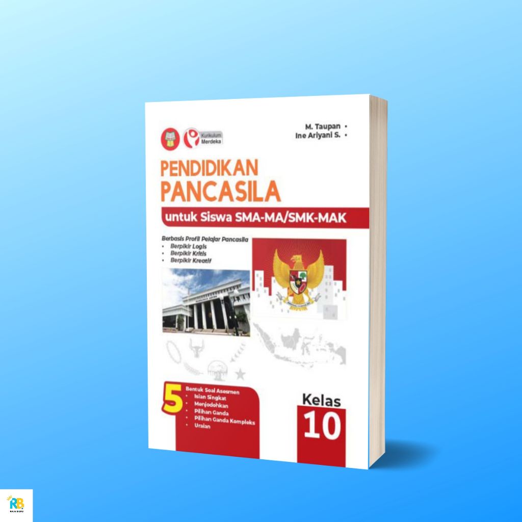 Buku Pendidikan Pancasila/PKN SMA/SMK/MA/MAK Kelas 10/X Kurikulum Merdeka