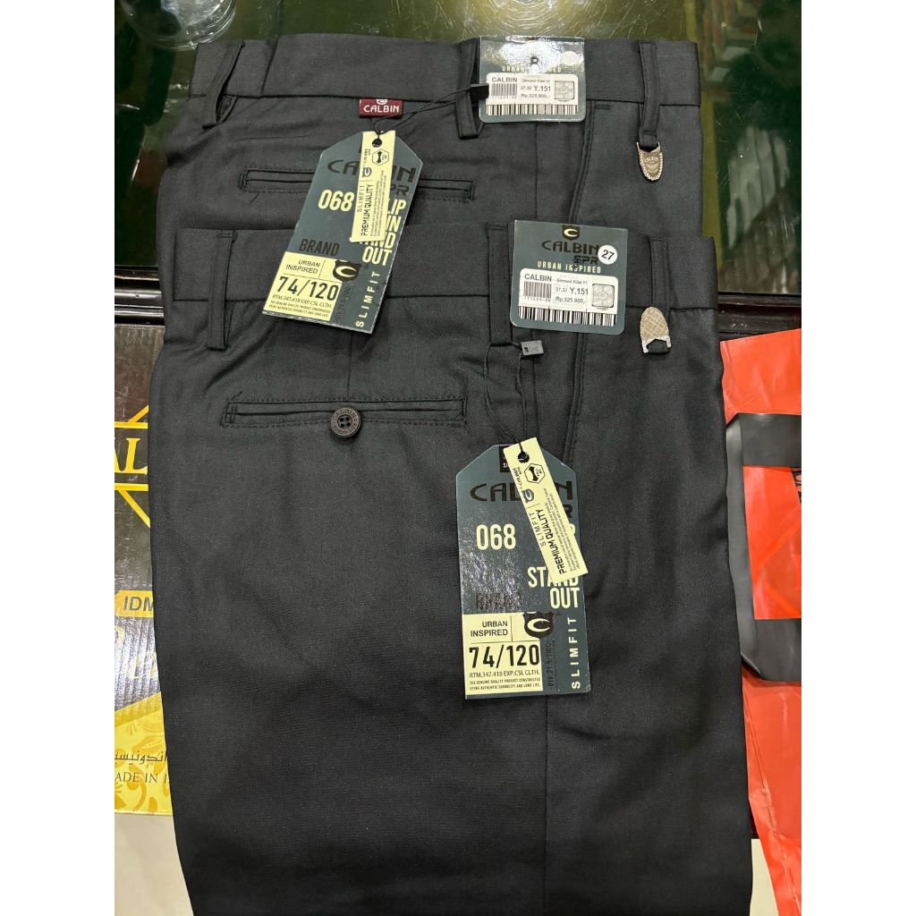 CELANA DASAR FORMAL MENGKILAP SLIMWOL CALBIN ORIGINAL 27 -32