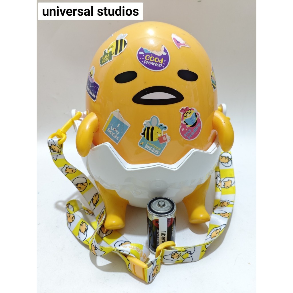 

universal studios gudetama popcorn bucket merchandise bag
