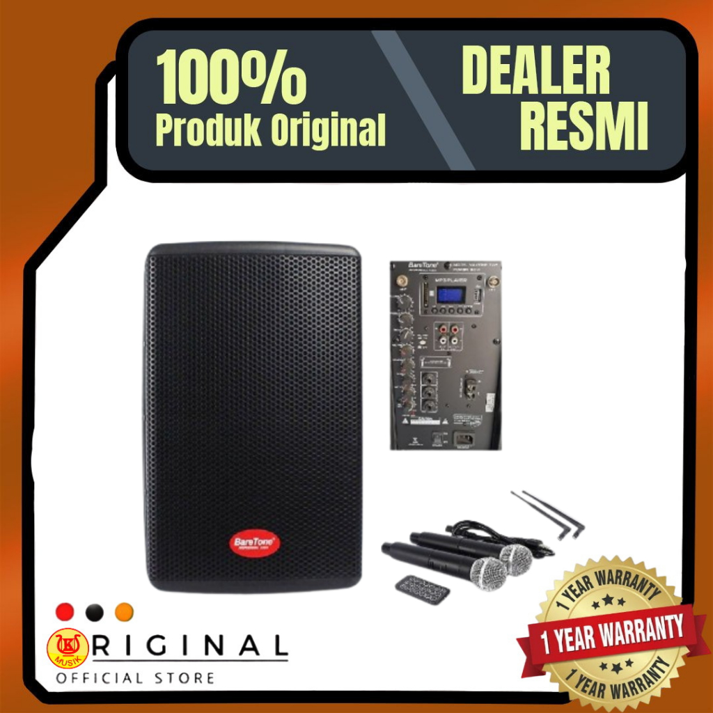 BARETONE MAX10HE / BARETONE MAX-10HE SPEAKER PORTABLE WIRELESS 10"