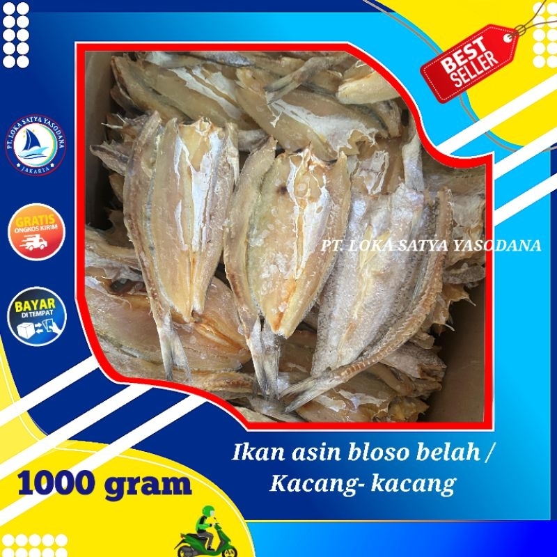 

ikan asin kacang kacang belah / bloso belah super 1000gram / 1 kg