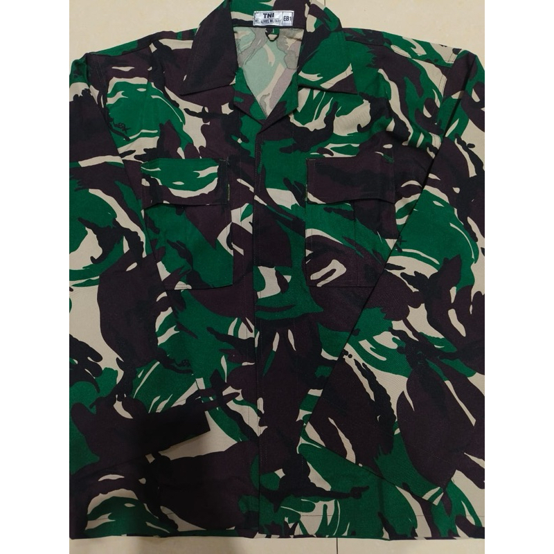 Baju PDL TNI  VELBET Premium / PDL ANTI AIR LORENG TNI
