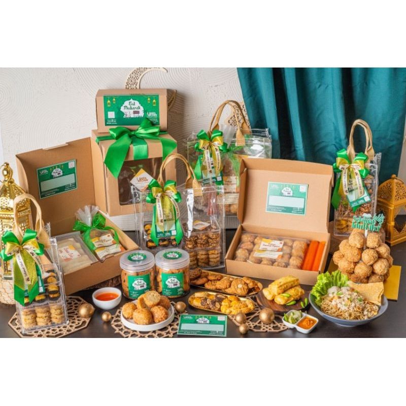 

Hampers kue lebaran total 6 macam kue