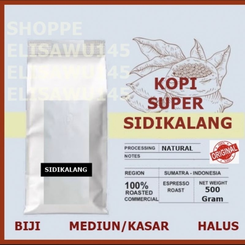 

KOPI SIDIKALANG SUPER ARABICA ASLI SUMUT MEDAN - MEDIUM/KASAR