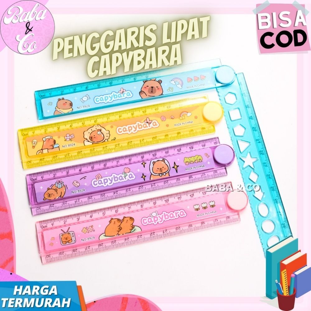 

PENGGARIS LIPAT CAPYBARA 30cm PENGGARIS CAPYBARA LUCU UNIK PENGGARIS LIPAT CAPYBARA GARISAN RULER KAPIBARA