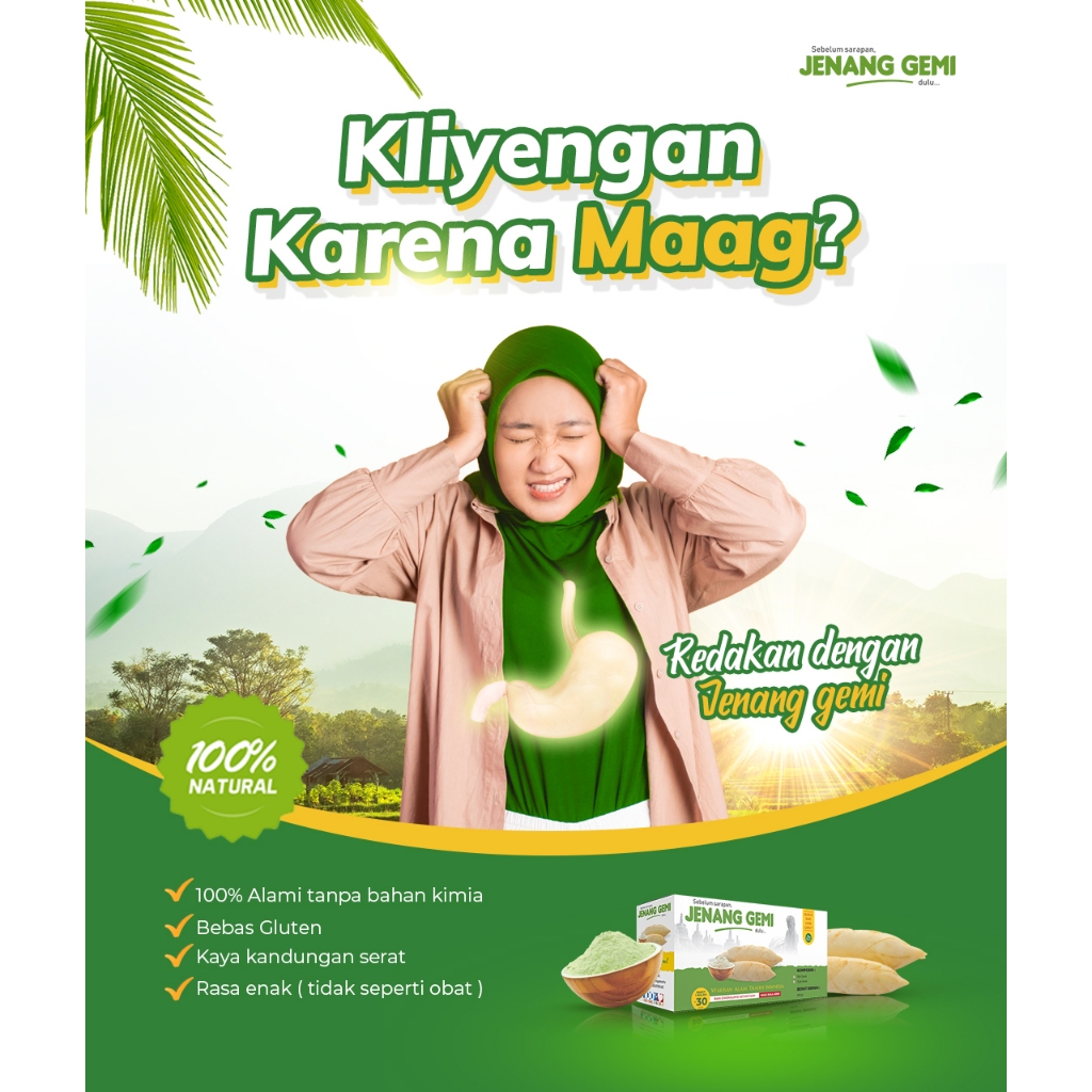 

Obat Maag Herbal Alami Asam Lambung Tinggi Magh Bisa Sembuh Mag Bubur Jenang Gemi Umbi Garut