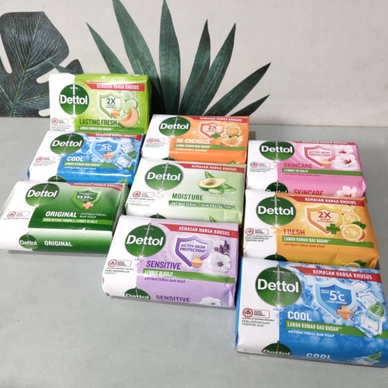 Dettol batang 100g Isi 3 / Sabun batang dettol /dettol 100g isi 3 / Sabun dettol