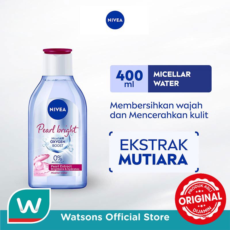 Nivea Micellar Water Pearl Bright MicellAir Oxygen Boost 400ml