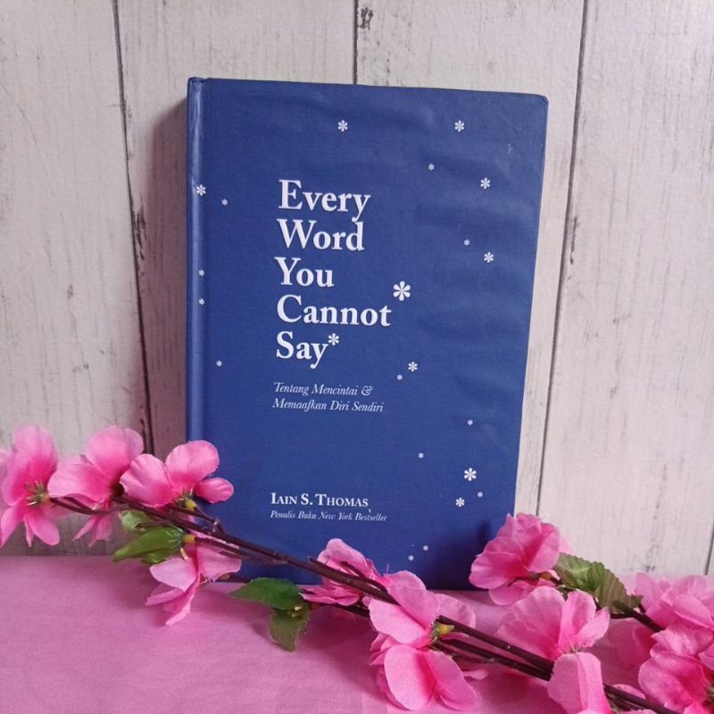 PRELOVED Every Word You Cannot Say - Iain S. Thomas ORIGINAL