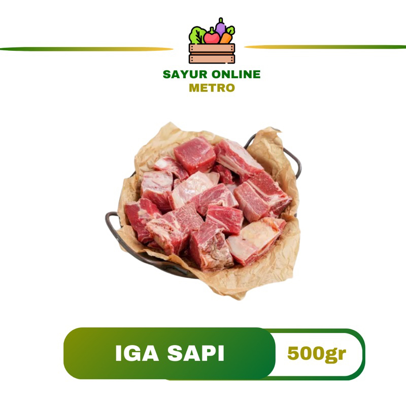 

Iga Sapi 500 gr - Sayur Online Metro
