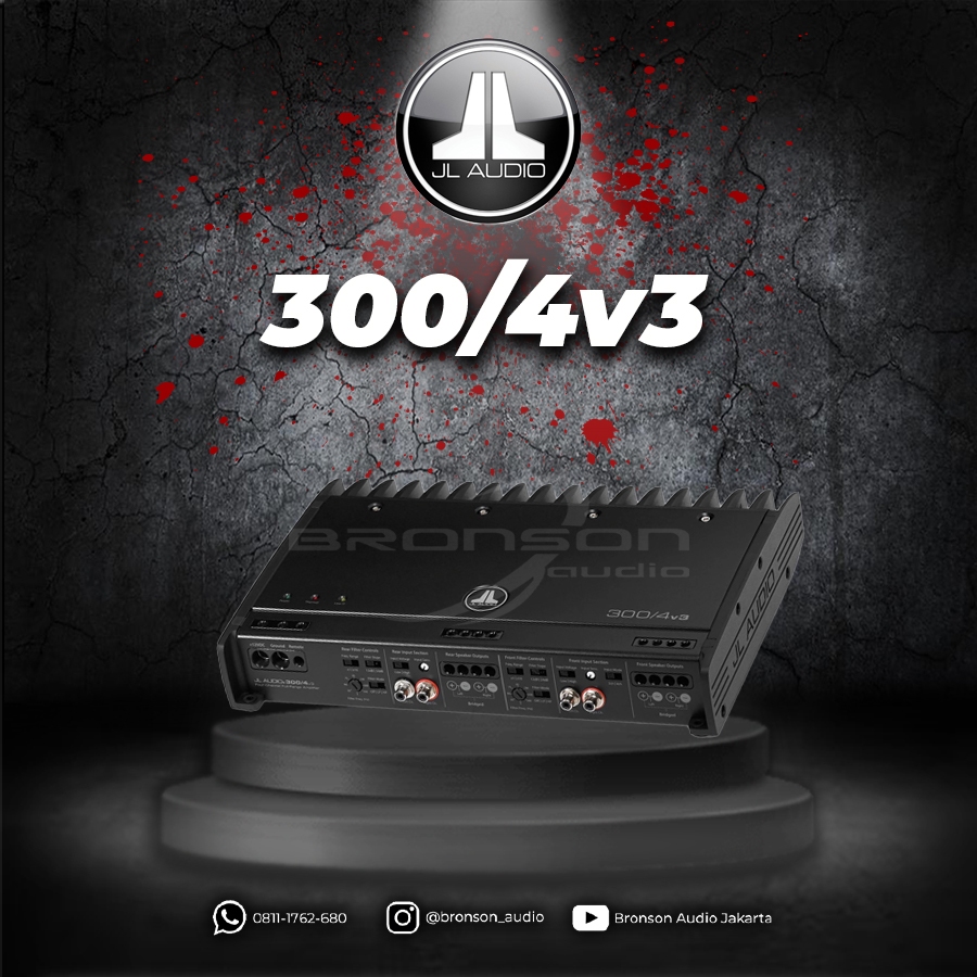AMPLIFIER JL AUDIO 300/4v3