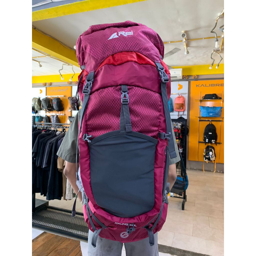 Carrier Original Arei Raung 60L Include Raincover | Tas Gunung Rei 60L