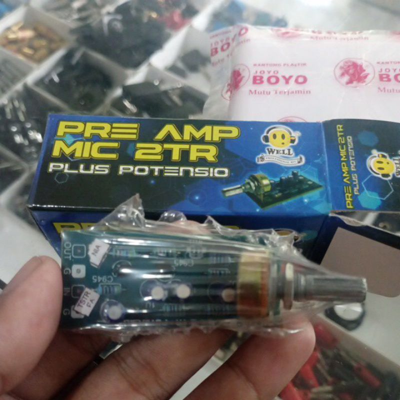 Kit Pre Amp Mic 2Transistor penguat mic