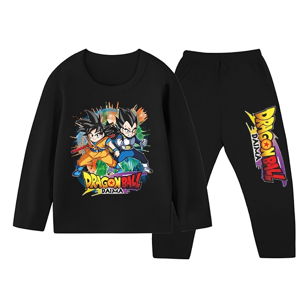 Piyama Baju Tidur Anak Gambar Dragon Ball Kaos Dan Celana Panjang Ukuran S Sampai XXL ZM-1653
