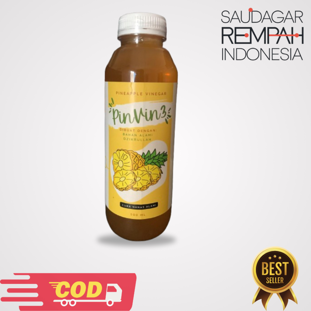 

Cuka Nanas Alami PinVin3 250ml