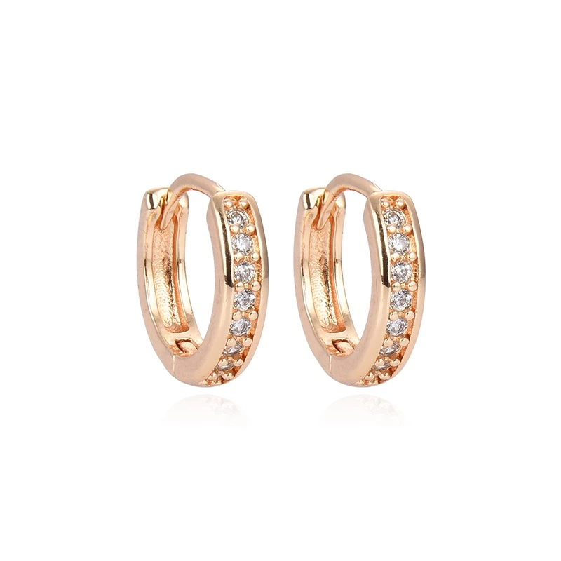 Anting Wanita Dewasa Titanium Anti Luntur Alergi Karat Anting Tusuk Emas Korea Style Kekinian Terbar
