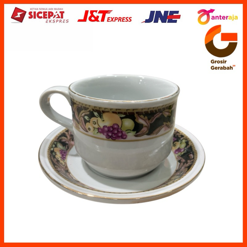 SANGO cangkir lepek set 6 keramik 50359 avalon 55518