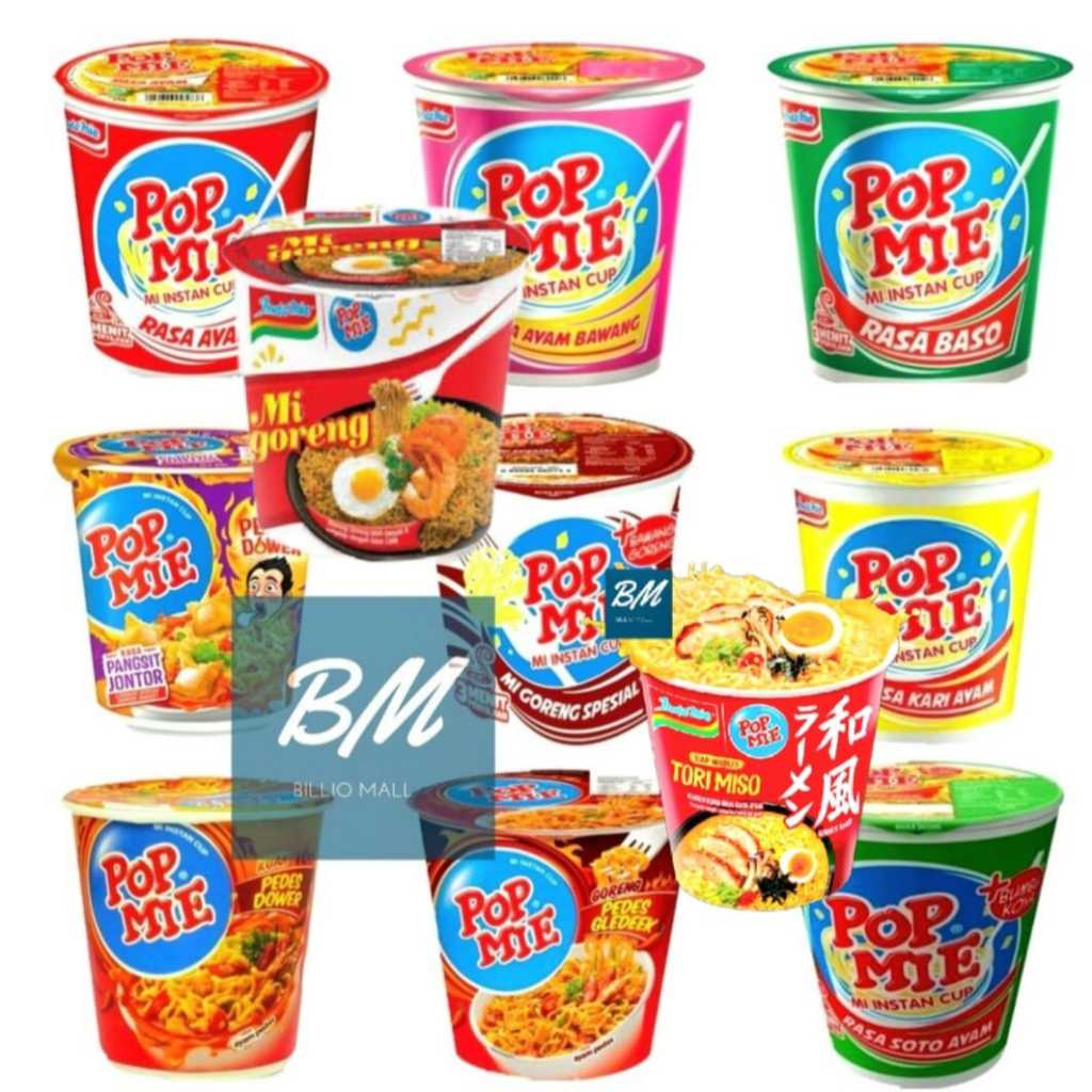 

Pop Mie Cup 75 gr Mi Instan
