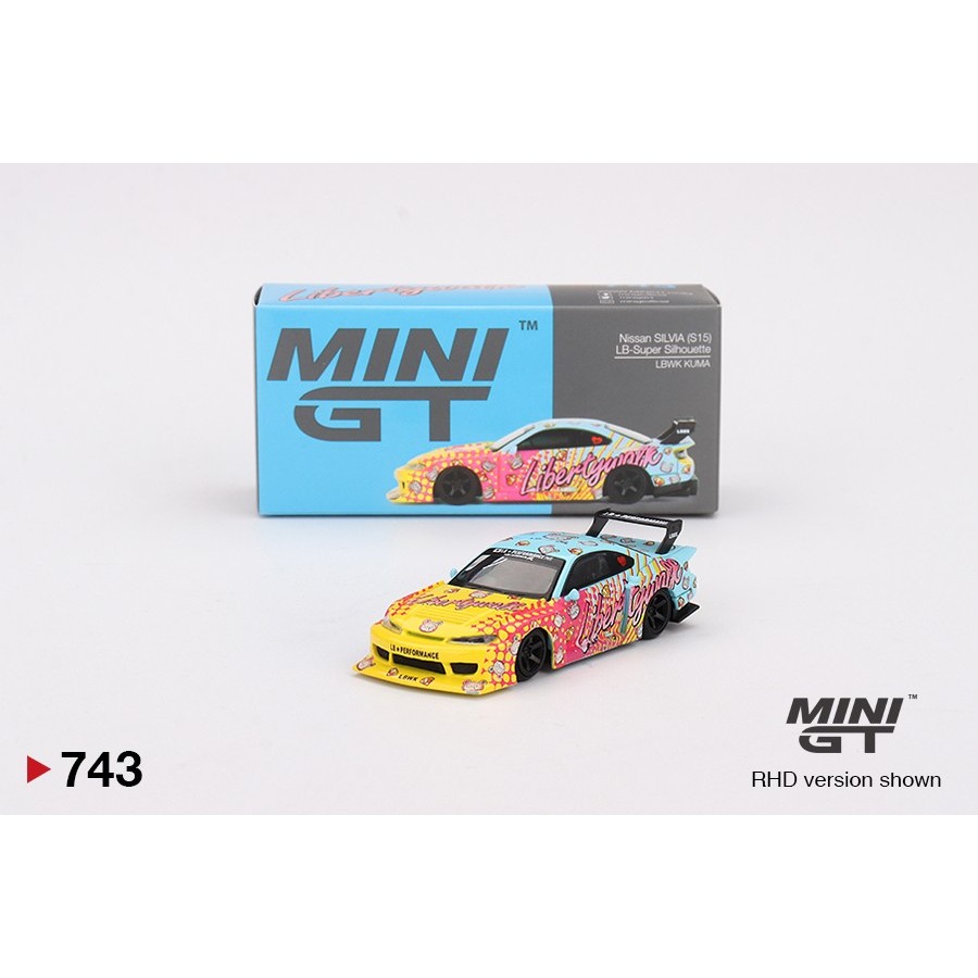 MINI GT 743 - Nissan LB-Super Silhouette S15 SILVIA LB KUMA