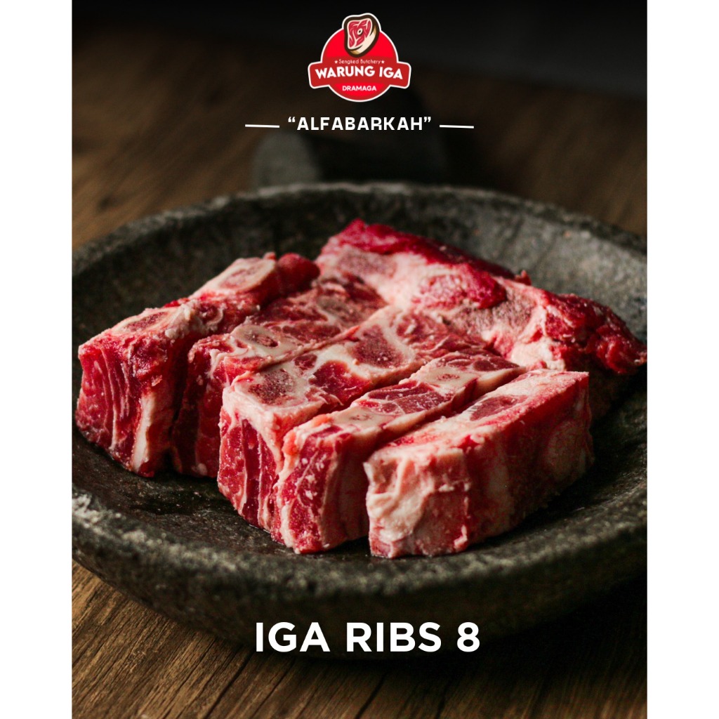 

(PREMIUM) Tulang Iga Sapi Ribs 8 Lokal Segar FRESH 1KG 1 KG 1000 gram (Konro / Iga Bakar, Sop Iga, Sup Jando, Pindang, Garang Asam)