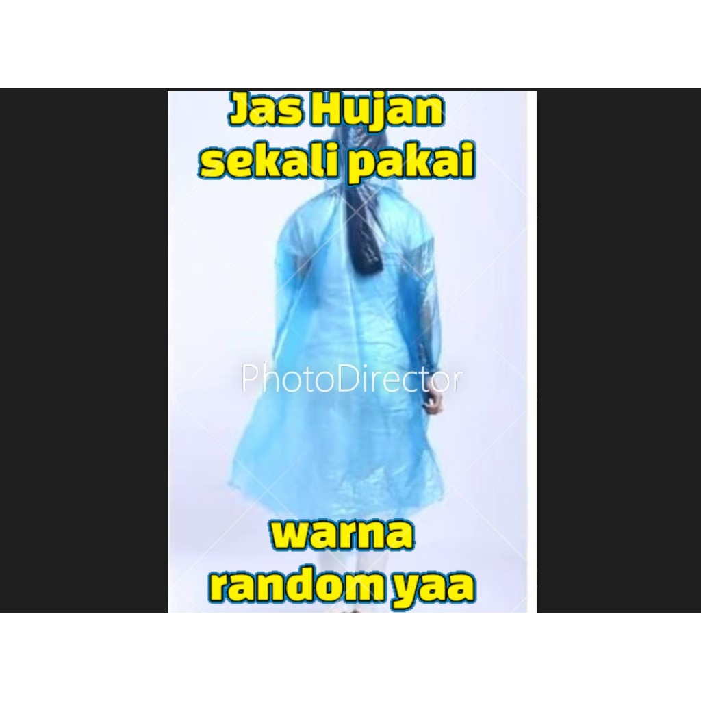 Jas Hujan plastik sekali pakai jas hujan sekali pakai jas hujan plastik murah tipis mantol plastik s
