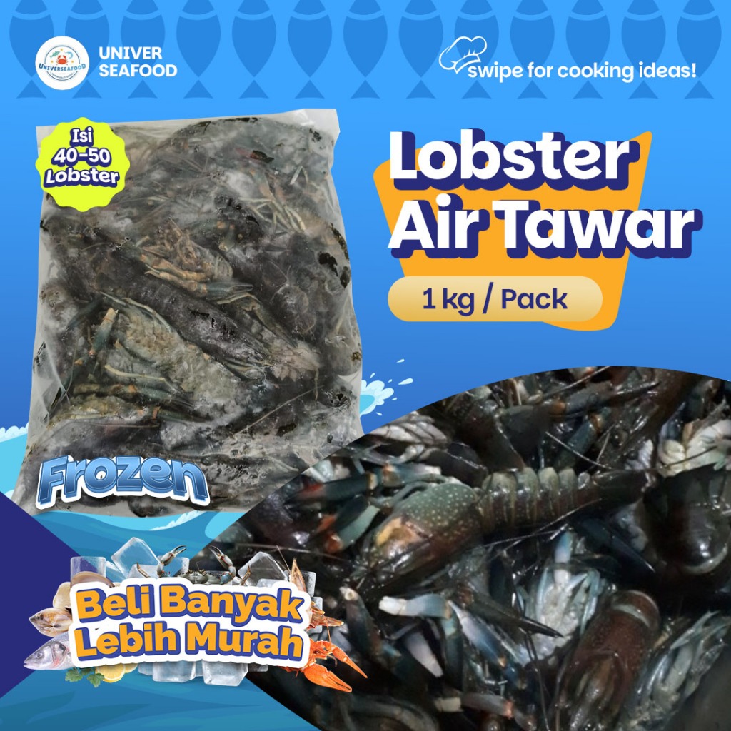 

Crawfish/ Lobster Air Tawar isi 40-50 1kg