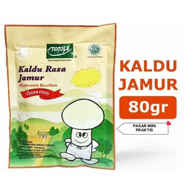 

TOTOLE Kaldu Jamur 80 gram EXP 09/2026