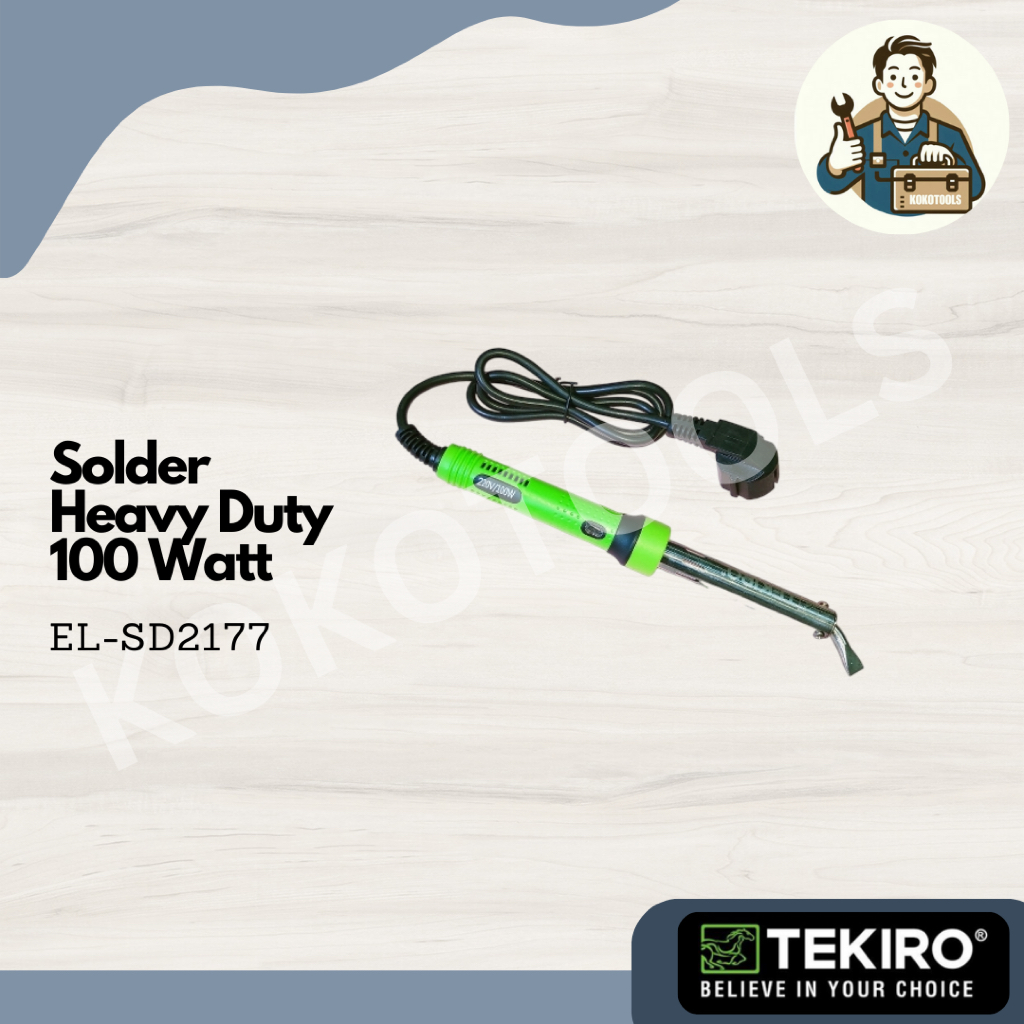 Solder Peleleh Timah Heavy Duty Solder 100 Watt Tekiro