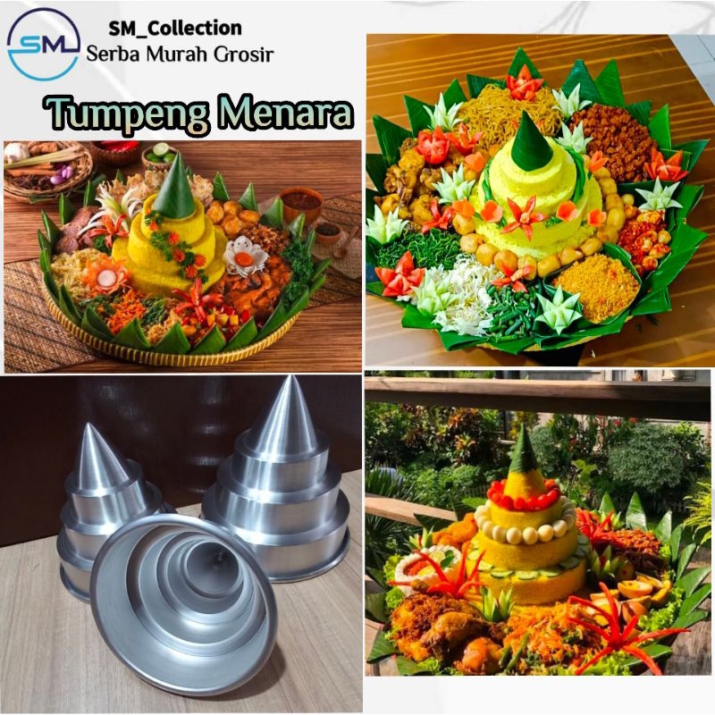 Cetakan tumpeng susun/loyang tumpeng/cetakan nasi tumpeng/cetakan nasi susun