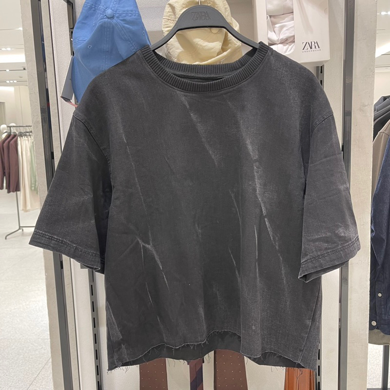 Kaus T-shirt Denim ZARA MEN Jastip (jasa titip)
