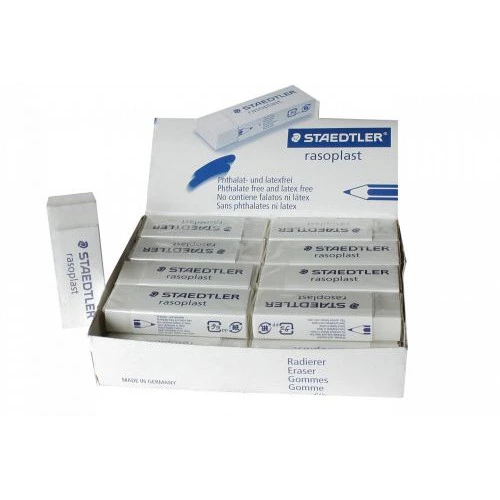 

Ecer Penghapus Pensil / Eraser Merk Staedtler Rasoplast 526-B20 Besar