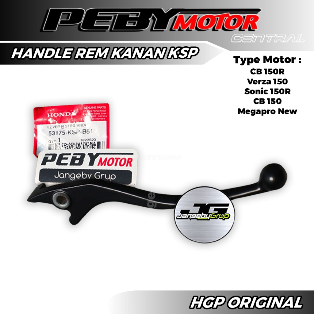 Handle Rem Kanan CB Sonic 150R Verza 150 CB150 Verza ORIGINAL Resmi HGP 53175KSP
