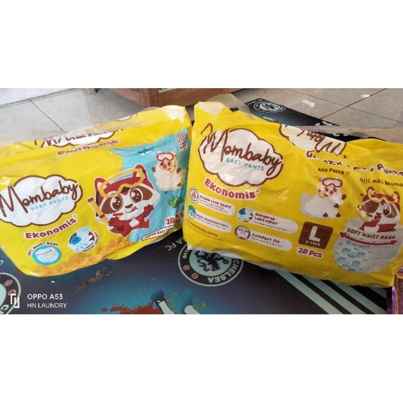Pampers mombaby size. L