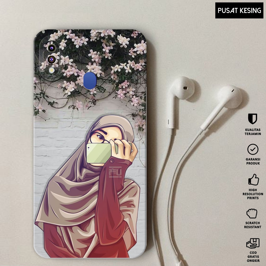 CASE SAMSUNG A20 / SAMSUNG A30 - Case Hp Samsung A20/A30 Motif HIJAB - Softcase Hp Samsung A20/A30 -