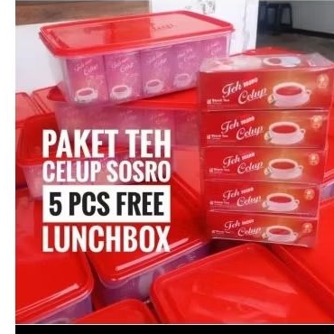 

PAKET TEH CELUP SOSRO 5Pcs Free Toples