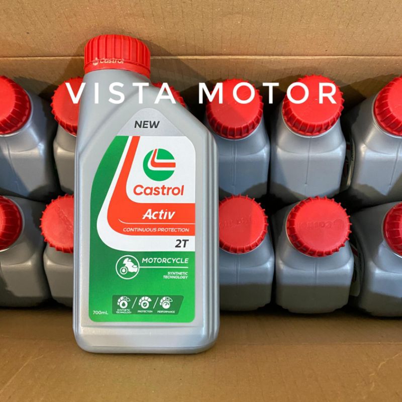1 DUS = 12 Botol Oli Castrol 2T 700ml Oli Samping
