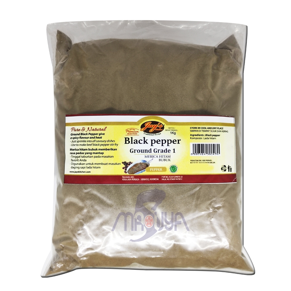 

Jays Blackpepper Ground Bumbu Merica Hitam Bubuk 1 Kg