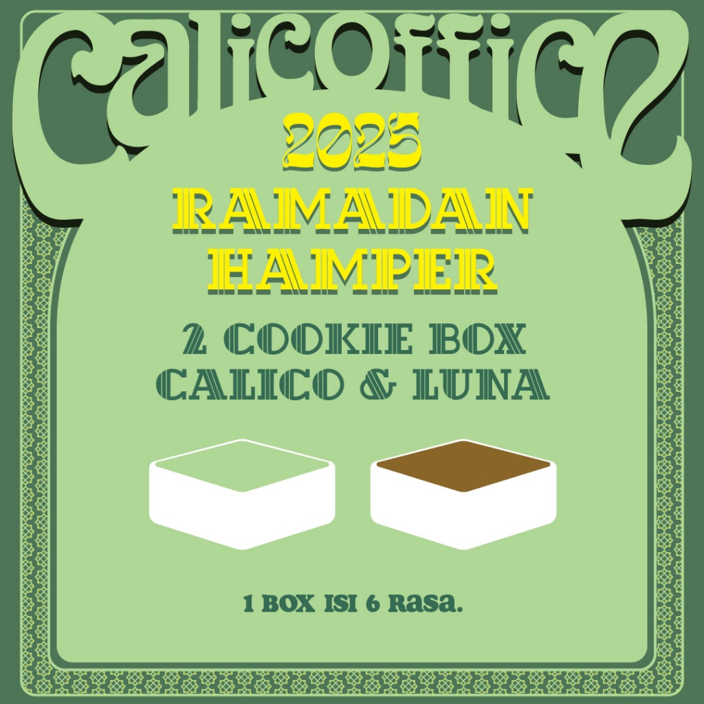 

Ramadan Hamper 2 Cookie Box Calico dan Luna by Calicoffice